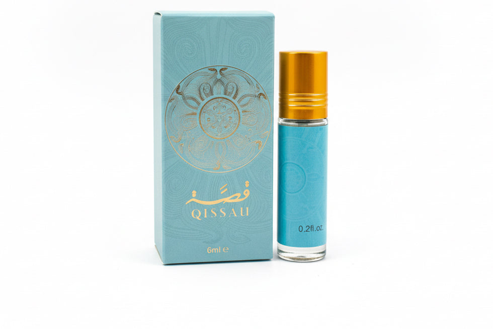 Qissah Blue – Olio Profumato Concentrato Roll-On (6ml)
