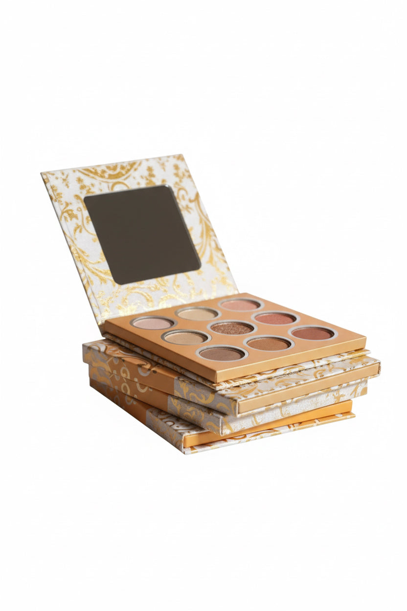 Palette Ombretti "Secret Garden" – 9 Tonalità Calde e Shimmer